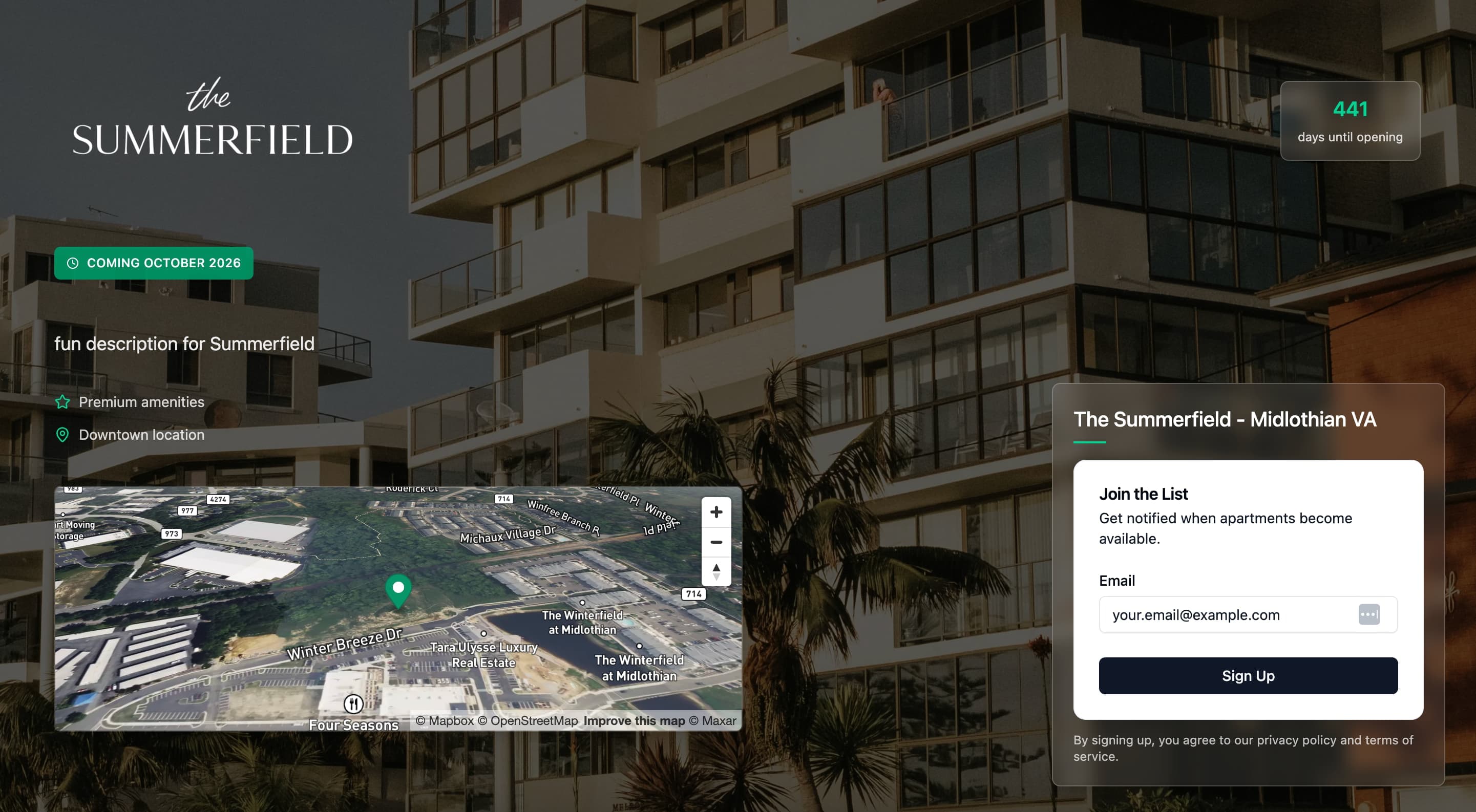 Summerfield Mockup